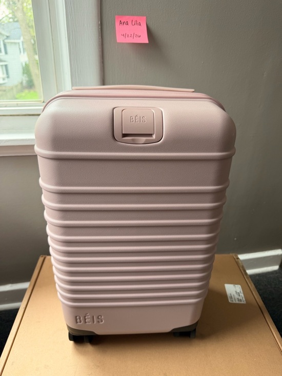 BEIS Handbags - BEIS Small Carry-on roller in Atlas Pink